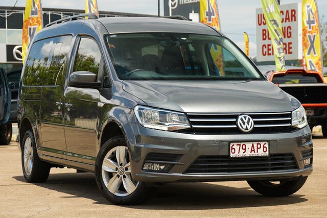 Used Volkswagen Caddy 2K MY20 TSI220 Maxi DSG Comfortline Bundamba, 2020 Volkswagen Caddy 2K MY20 TSI220 Maxi DSG Comfortline Grey 7 Speed Sports Automatic Dual Clutch