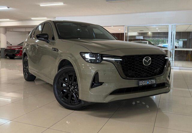 Demo Mazda CX-60 KH0HD G40e Skyactiv-Drive i-ACTIV AWD GT Waitara, 2026 Mazda CX-60 KH0HD G40e Skyactiv-Drive i-ACTIV AWD GT Beige 8 Speed