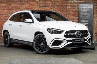 2025 Mercedes-Benz GLA-Class H247 805+055MY GLA200 DCT White 7 Speed Sports Automatic Dual Clutch.