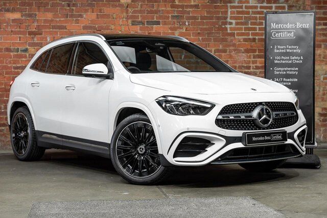 Used Mercedes-Benz GLA-Class H247 805+055MY GLA200 DCT Keysborough, 2025 Mercedes-Benz GLA-Class H247 805+055MY GLA200 DCT White 7 Speed Sports Automatic Dual Clutch