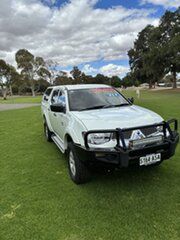 2012 Mitsubishi Triton MN MY12 GL-R (4x4) White 5 Speed Manual Double Cab Utility