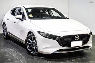 2026 Mazda 3 BP2H7A G20 SKYACTIV-Drive Evolve Snowflake White Pearl 6 Speed Sports Automatic.
