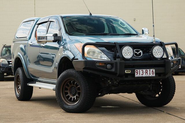 Used Mazda BT-50 UP0YF1 XTR Bundamba, 2014 Mazda BT-50 UP0YF1 XTR Gunmetal Blue 6 Speed Manual Utility