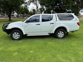 2012 Mitsubishi Triton MN MY12 GL-R (4x4) White 5 Speed Manual Double Cab Utility