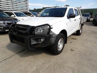 2020 Isuzu D-MAX RG MY21 SX Crew Cab White 6 Speed Sports Automatic Cab Chassis