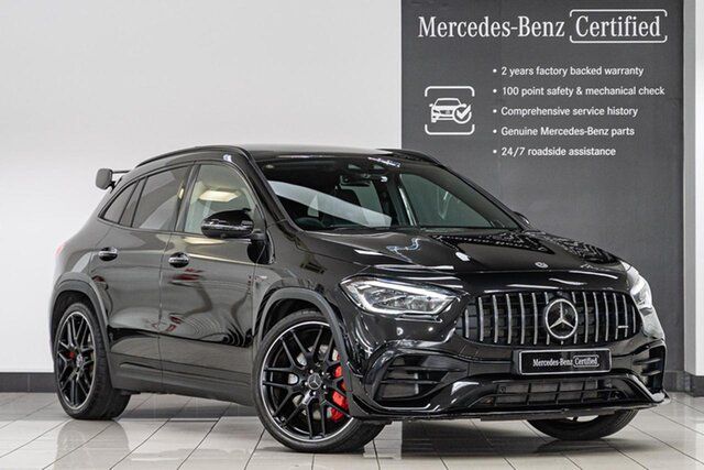 Used Mercedes-Benz GLA-Class H247 803+053MY GLA45 AMG SPEEDSHIFT DCT 4MATIC+ S Keysborough, 2023 Mercedes-Benz GLA-Class H247 803+053MY GLA45 AMG SPEEDSHIFT DCT 4MATIC+ S Black 8 Speed