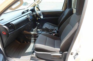 2018 Toyota Hilux GUN122R Workmate 4x2 White 5 Speed Manual Cab Chassis