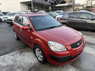 2007 Kia Rio JB LX Red 5 Speed Manual Hatchback.