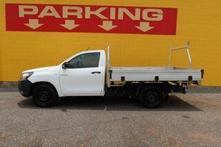 2018 Toyota Hilux GUN122R Workmate 4x2 White 5 Speed Manual Cab Chassis