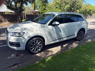 2017 Audi Q7 4M MY17 TDI Tiptronic Quattro White 8 Speed Sports Automatic Wagon