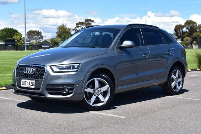 Used Audi Q3 8U MY14 TFSI S Tronic Quattro Brighton, 2013 Audi Q3 8U MY14 TFSI S Tronic Quattro Grey 7 Speed Sports Automatic Dual Clutch Wagon