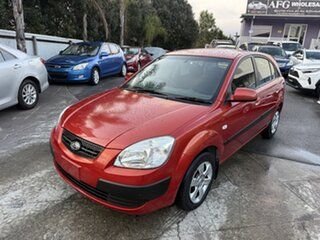 2007 Kia Rio JB LX Red 5 Speed Manual Hatchback.