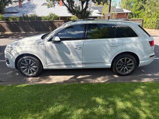 2017 Audi Q7 4M MY17 TDI Tiptronic Quattro White 8 Speed Sports Automatic Wagon