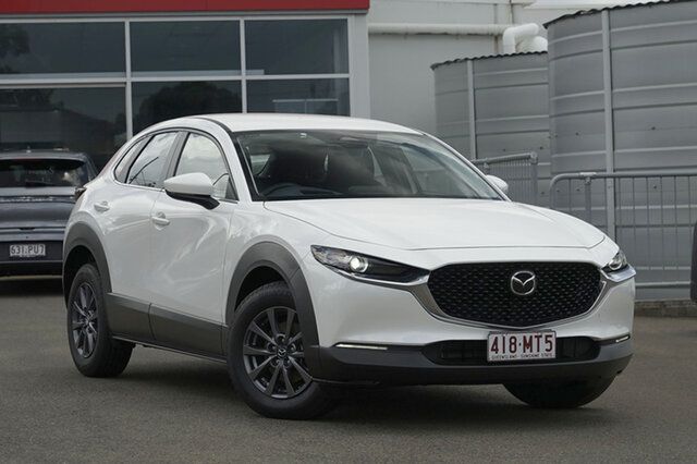 Used Mazda CX-30 DM2W7A G20 SKYACTIV-Drive Pure Toowoomba, 2025 Mazda CX-30 DM2W7A G20 SKYACTIV-Drive Pure White 6 Speed Sports Automatic Wagon