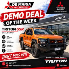 2025 Mitsubishi Triton MV GSR Orange Automatic Dual Cab.