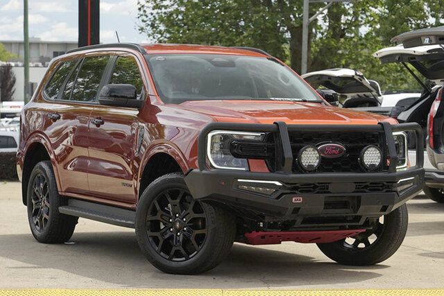 Used Ford Everest UB 2024.00MY Sport RWD Toowoomba, 2024 Ford Everest UB 2024.00MY Sport RWD Orange 10 Speed Sports Automatic SUV