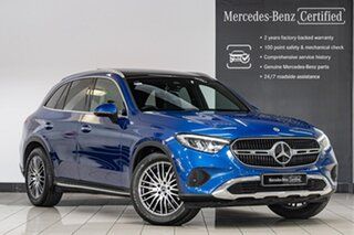 2025 Mercedes-Benz GLC-Class X254 805+055MY GLC200 9G-TRONIC 4MATIC Blue 9 Speed Sports Automatic.