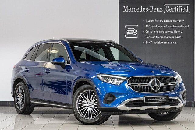 Used Mercedes-Benz GLC-Class X254 805+055MY GLC200 9G-TRONIC 4MATIC Keysborough, 2025 Mercedes-Benz GLC-Class X254 805+055MY GLC200 9G-TRONIC 4MATIC Blue 9 Speed Sports Automatic