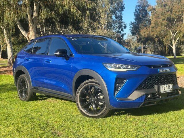Used GWM Haval H6GT B03 Lux Coupe DCT 2WD Wodonga, 2023 GWM Haval H6GT B03 Lux Coupe DCT 2WD Blue 7 Speed Sports Automatic Dual Clutch Wagon
