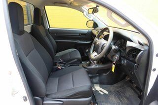 2018 Toyota Hilux GUN122R Workmate 4x2 White 5 Speed Manual Cab Chassis