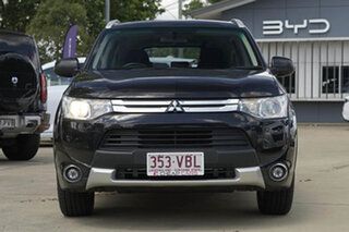 2014 Mitsubishi Outlander ZJ MY14.5 ES 2WD Black 6 Speed Constant Variable Wagon
