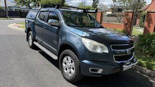 2013 Holden Colorado RG MY14 LTZ (4x4) Green Black 6 Speed Automatic Crew Cab Pickup