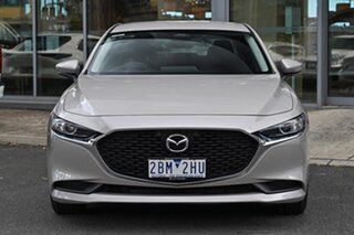 2024 Mazda 3 BP2S7A G20 SKYACTIV-Drive Pure Platinum Quartz 6 Speed Sports Automatic Sedan.