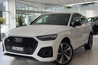 2021 Audi Q5 FY MY22 45 TFSI Quattro S Line Mhev White 7 Speed Auto S-Tronic Sportback.