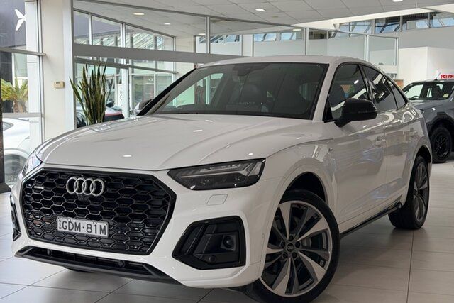 Used Audi Q5 FY MY22 45 TFSI Quattro S Line Mhev Brookvale, 2021 Audi Q5 FY MY22 45 TFSI Quattro S Line Mhev White 7 Speed Auto S-Tronic Sportback