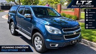 2013 Holden Colorado RG MY14 LTZ (4x4) Green Black 6 Speed Automatic Crew Cab Pickup.