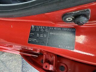 2007 Kia Rio JB LX Red 5 Speed Manual Hatchback