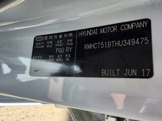 2017 Hyundai Accent RB4 MY17 Active White 6 Speed CVT Auto Sequential Hatchback