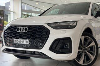 2021 Audi Q5 FY MY22 45 TFSI Quattro S Line Mhev White 7 Speed Auto S-Tronic Sportback.