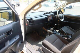 2018 Toyota Hilux GUN122R Workmate 4x2 White 5 Speed Manual Cab Chassis