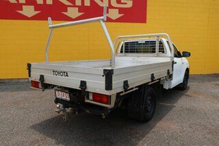 2018 Toyota Hilux GUN122R Workmate 4x2 White 5 Speed Manual Cab Chassis