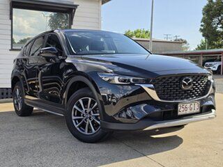 2022 Mazda CX-5 KF4WLA G25 SKYACTIV-Drive i-ACTIV AWD Touring Active Black 6 Speed Sports Automatic.