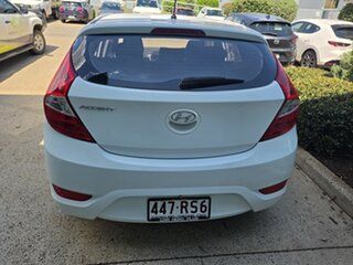 2017 Hyundai Accent RB4 MY17 Active White 6 Speed CVT Auto Sequential Hatchback