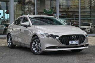 2024 Mazda 3 BP2S7A G20 SKYACTIV-Drive Pure Platinum Quartz 6 Speed Sports Automatic Sedan.