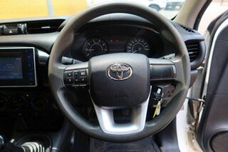 2018 Toyota Hilux GUN122R Workmate 4x2 White 5 Speed Manual Cab Chassis