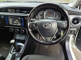 2015 Toyota Corolla ZRE182R Ascent Sport Crystal White Pearl 6 Speed Manual Hatchback