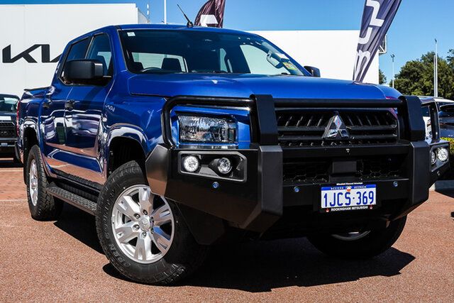 Demo Mitsubishi Triton MV MY26 Glx+ (4x4) Rockingham, 2026 Mitsubishi Triton MV MY26 Glx+ (4x4) Impulse Blue 6 Speed Automatic Double Cab Pick Up