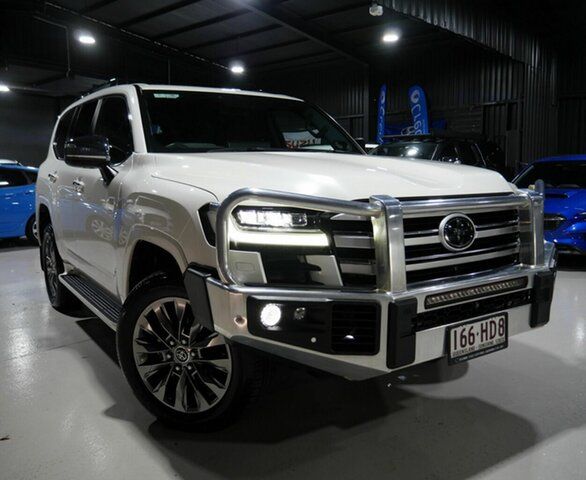 Used Toyota Landcruiser FJA300R Sahara ZX Capalaba, 2023 Toyota Landcruiser FJA300R Sahara ZX White 10 Speed Sports Automatic Wagon