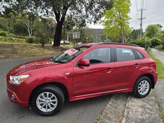 2012 Mitsubishi ASX XA MY12 Platinum 2WD Maroon 6 Speed Constant Variable Wagon.
