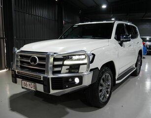 2023 Toyota Landcruiser FJA300R Sahara ZX White 10 Speed Sports Automatic Wagon.