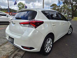 2015 Toyota Corolla ZRE182R Ascent Sport Crystal White Pearl 6 Speed Manual Hatchback.