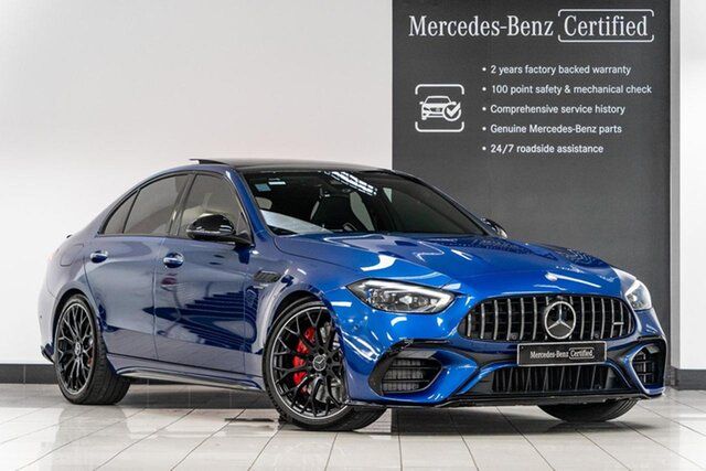 Used Mercedes-Benz C-Class W206 804MY C63 AMG SPEEDSHIFT MCT 4MATIC+ S E Performance Keysborough, 2024 Mercedes-Benz C-Class W206 804MY C63 AMG SPEEDSHIFT MCT 4MATIC+ S E Performance Blue 9 Speed