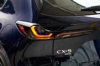 2026 Mazda CX-5 KM0HA0 G25 SKYACTIV-Drive i-ACTIV AWD Evolve Navy Blue 6 Speed Sports Automatic