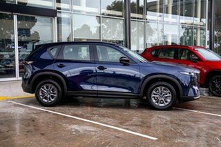 2026 Mazda CX-5 KM0HA0 G25 SKYACTIV-Drive i-ACTIV AWD Evolve Navy Blue 6 Speed Sports Automatic.