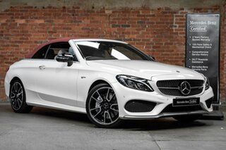 2017 Mercedes-Benz C-Class A205 808MY C43 AMG 9G-Tronic 4MATIC White 9 Speed Sports Automatic