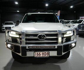 2023 Toyota Landcruiser FJA300R Sahara ZX White 10 Speed Sports Automatic Wagon.